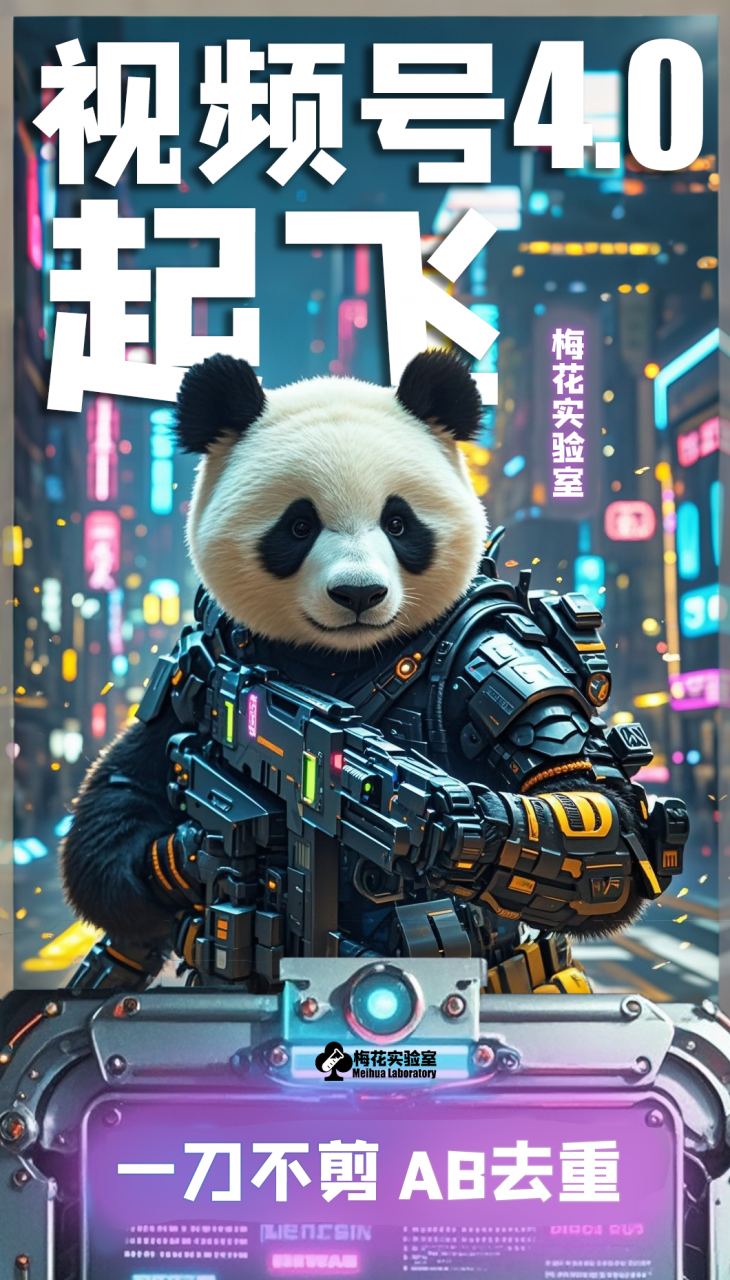 梅花实验窒微信视频号连怼玩法技巧起飞4.0一键AB破解版【揭秘】-第一资源库