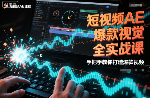 短视频AE爆款视觉全实战课,手把手教你打造爆款视频