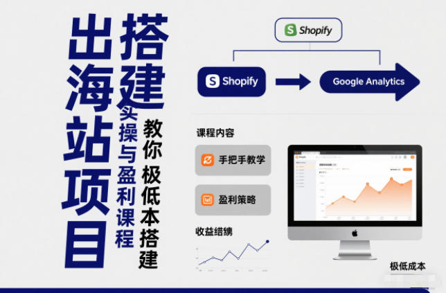 小淘出海站项目，搭建实操与盈利课程，手把手教你用极低成本搭建