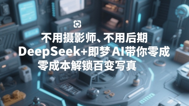 不用摄影师、不用后期，DeepSeek+即梦AI带你零成本解锁百变写真！-阿俊淘金