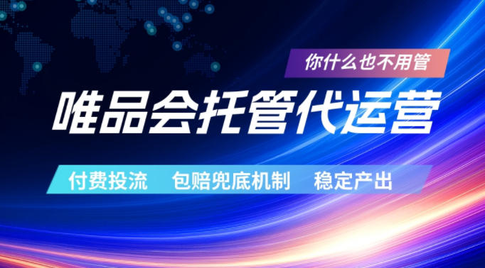 唯品会托管代运营，付费投流玩法，包赔兜底机制，稳定产出【揭秘】-阿俊淘金