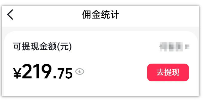 AI图文带货项目，操作2周卖出37件，已结算佣金219-阿俊淘金