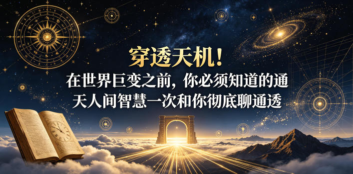付费文章：穿透天机！在世界巨变之前，你必须知道的通天人间智慧一次和你彻底聊通透-阿俊淘金