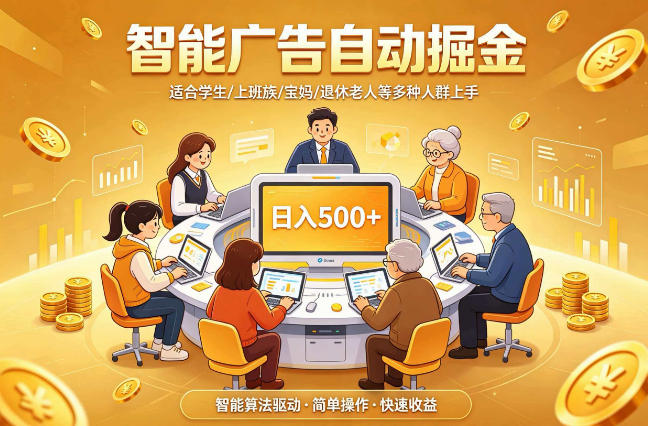 2026年最好做的项目：自动掘金项目，小白轻易上手，单日轻松收入500+【揭秘】-阿俊淘金