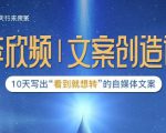 李欣频|文案创造课，0基础可报10天写出“看到就想转”的自媒体文案-第一资源库