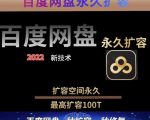 百度网盘无限扩容技术，外面卖399的，无论自己用还是用做引流都可以-第一资源库