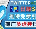 通过Twitter推广CPA Leads，日赚46.01美元 - 免费的CPA联盟推广模式-第一资源库