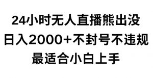 快手24小时无人直播熊出没,不封直播间,不违规,日入2000+,最适合小白上手,保姆式教学【揭秘】-第一资源库