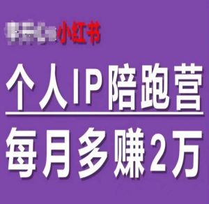 小红书个人IP陪跑营,60天拥有自动转化成交的双渠道个人IP,每月多赚2w-第一资源库