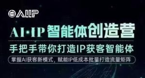 AI·IP智能体创造营，手把手带你打造IP获客智能体，高成交创始人IP课-第一资源库