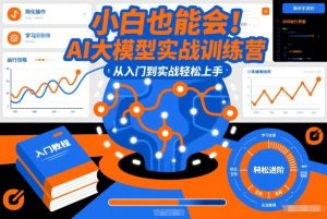 小白也能会!AI大模型实战训练营,从入门到实战轻松上手-第一资源库