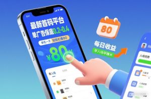 最新首码平台，单广告保底0.2-0.4，单机一天轻松撸80，早入场早賺米【揭秘】-第一资源库