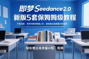 即梦Seedance2.0新版5套保姆级教程,干货拉满,手把手教你快速上手,轻松做出高质量AI短视频-第一资源库