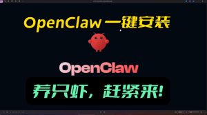 openclaw安装教程和资料，10分钟搞定，一切，让你轻松拥有龙虾-阿俊淘金