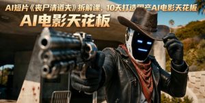 AI短片《丧尸清道夫》拆解课，10天打造国产AI电影天花板-阿俊淘金