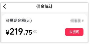 AI图文带货项目，操作2周卖出37件，已结算佣金219-阿俊淘金