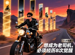付费文章：想成为老司机，必须经历8次觉醒-阿俊淘金
