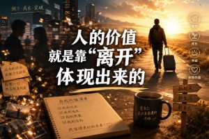 付费文章：人的价值就是靠“离开”体现出来的-阿俊淘金