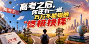 付费文章：高考之后，你还有一道万万不能错的“终极抉择”-阿俊淘金