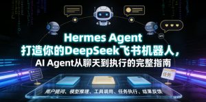Hermes Agent打造你的DeepSeek飞书机器人,AI Agent从聊天到执行的完整指南-阿俊淘金