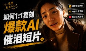 豆包+Gemini生成真人AI短剧-拆解复刻百万爆款第一人称短片,一站式讲透爆款复刻全流程-阿俊淘金