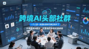 跨境AI头部社群，一个人顶一支团队的时代真正的开始了，分享跨境AI前沿，可落地的实战经验（更新6月29日）-阿俊淘金