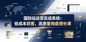 国际站运营实战系统：低成本获客，高质量询盘增长课（更新26年）-阿俊淘金