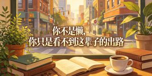 付费文章:你不是懒,你只是看不到这辈子的出路-阿俊淘金
