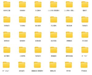 【影视剪辑素材合集】15800+高清混剪卡点|热门影视精彩片段|人物/城市/场景全覆盖,中文分类清晰-阿俊淘金